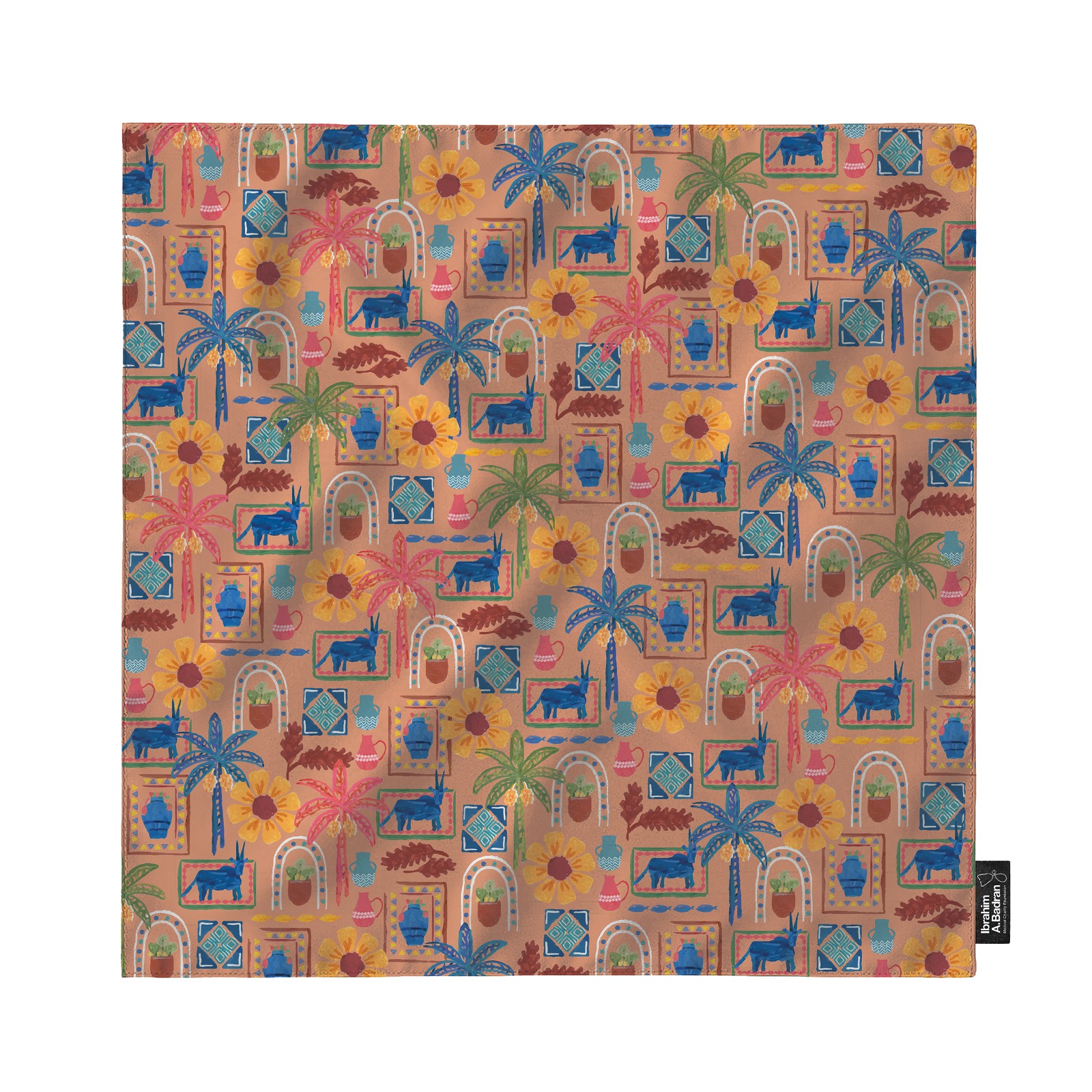 Silk Scarf Fayoum Edition 1 Silk Scarf Fayoum Edition