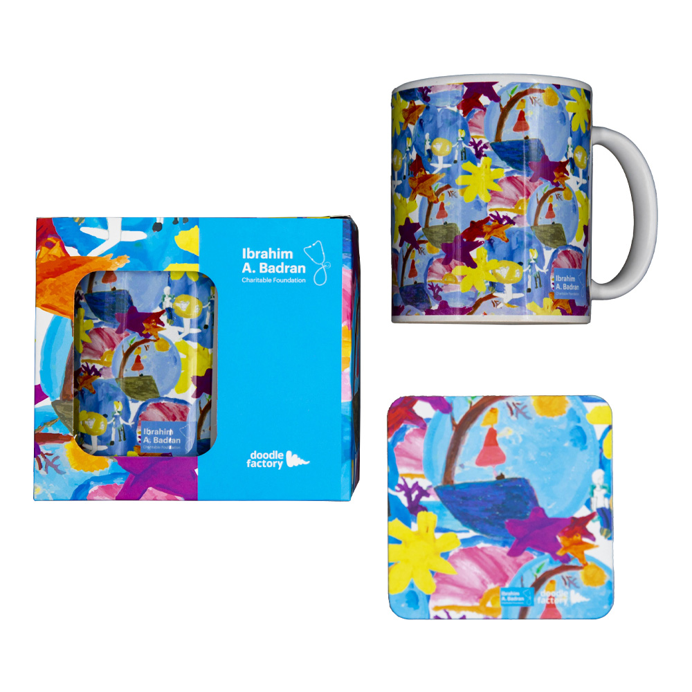 Gift Set: Mug & Cork Coaster 1 Gift Set: Mug & Cork Coaster