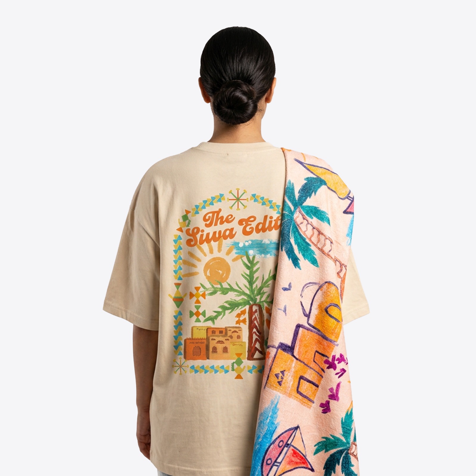 Edfu Towel + Siwa Oversized T-Shirt