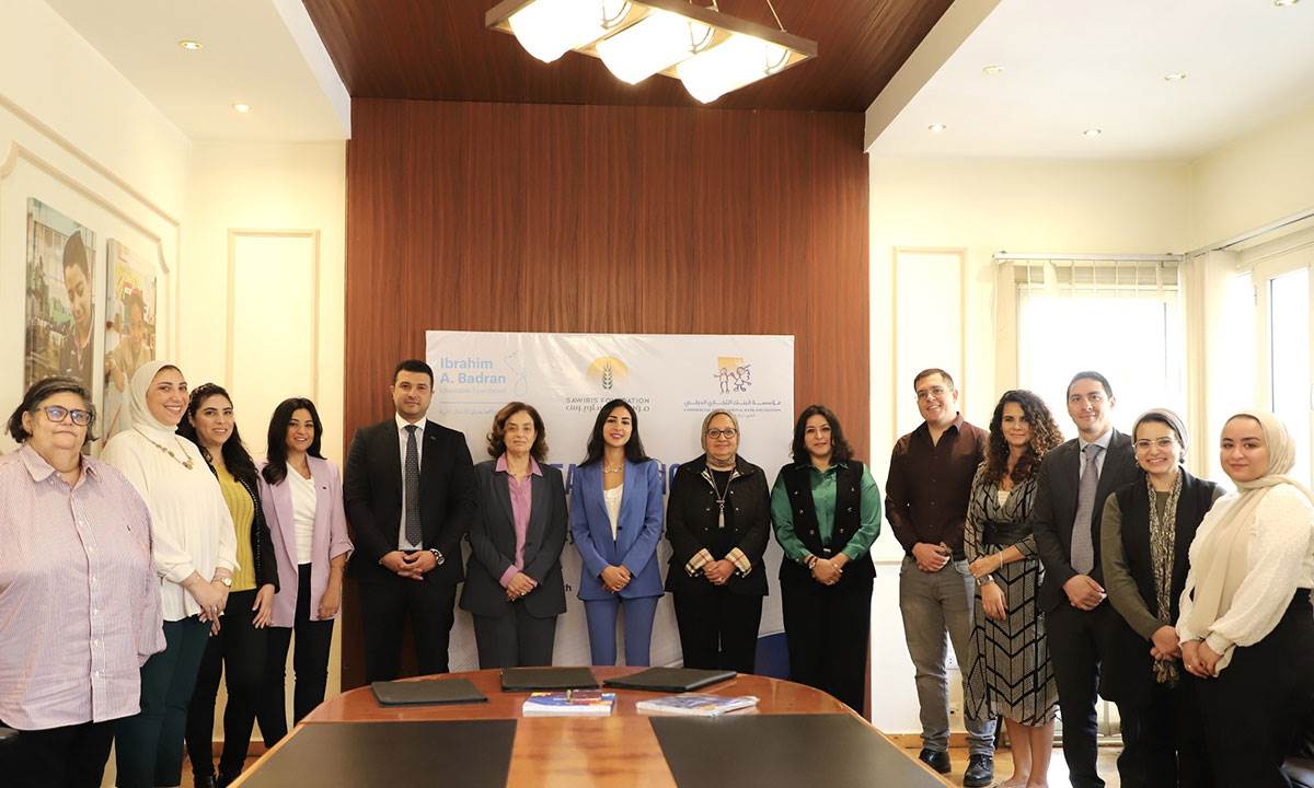 مؤسسة إبراهيم أ. بدران توقع اتفاقية تعاون مع مؤسسة ساويرس و مؤسسة البنك التجاري الدولي ضمن مشروع "معاً، ننشر الأمل" 10 sawiras website 2 r