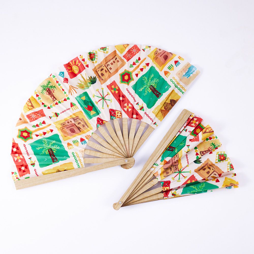 Hand Folding Fan - Siwa Edition 3 Hand Folding Fan - Siwa Edition - Image 3