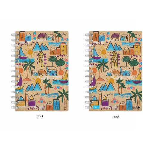 Edfu: Notebook A5 hard cover Recycle